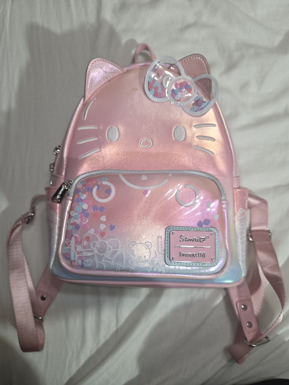 Sanrio Loungefly Hello Kitty 50th Anniversary Mini Backpack Purse Bag!